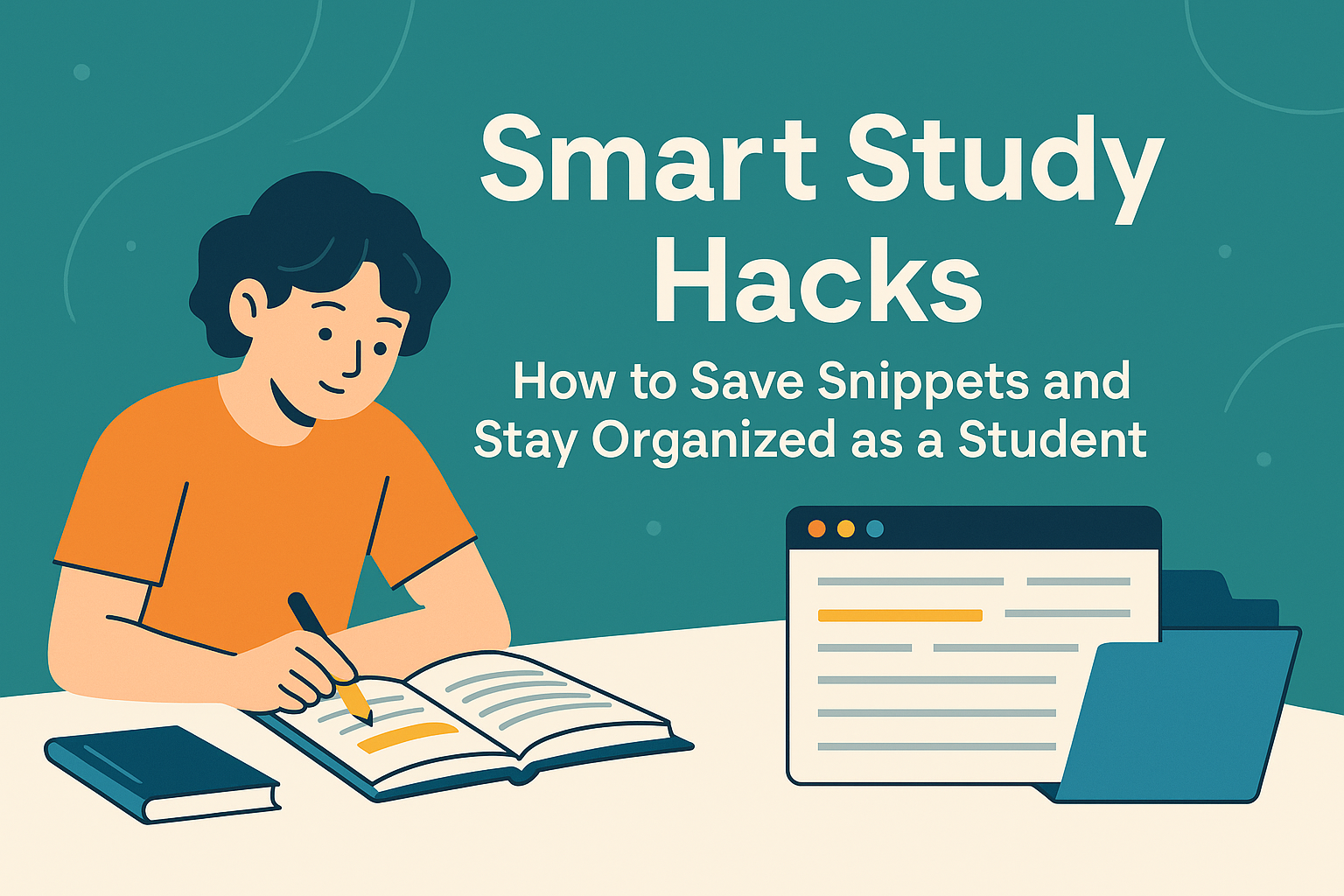 Smart Study Hacks: How to Save Snippets and Stay Organized as a Student